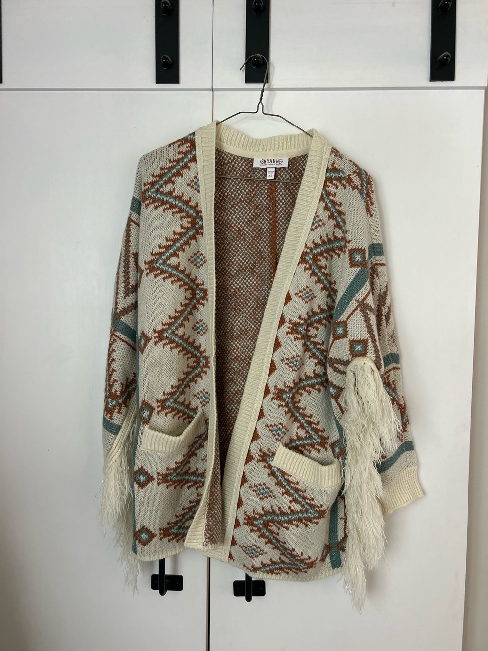 Shyanne fringed cardigan size XS